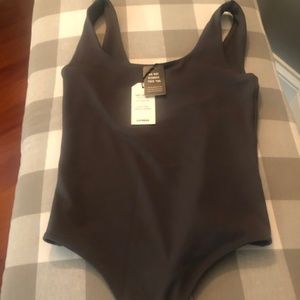Express black sleeveless bodysuit size S